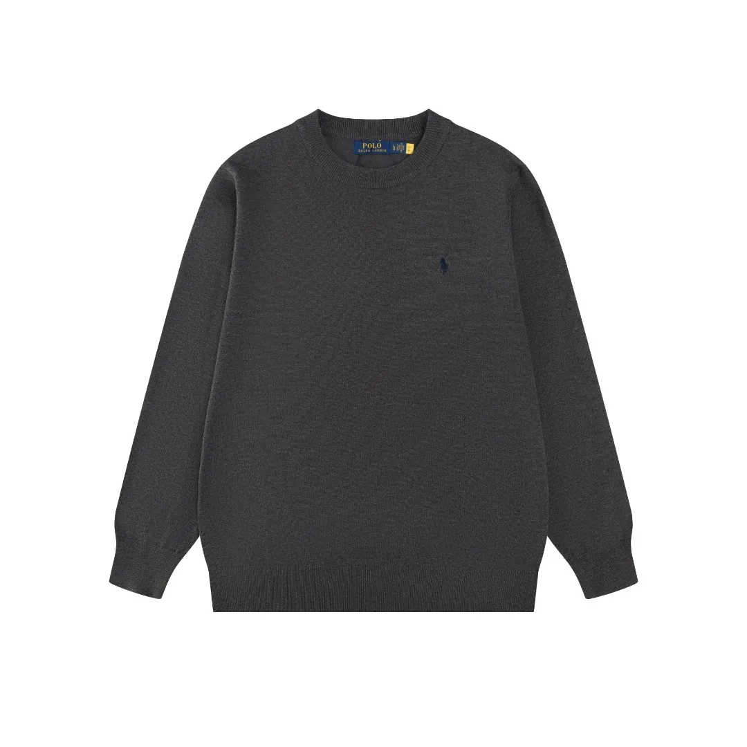 P206 #R80 Ralph Lauren Knitted Pony Embroidered Round Neck Pullover Sweater Official Website Synchronized Same Style for Men and Women Sizes: S-XL Color: White Blue Khaki Army Green Dark Gray Gray Navy Red Label Navy Blue White Label Black White Label Black Red Label Classic Cotton Yarn 100% White Cotton High Quality Goods Classic styles have always been popular! The workmanship details are very good! The simple round neck pullover sweater is always the standard, with classic brand embroidery on the chest! All major stars have the same style! Best for couples. High quality goods! Xinjiang cotton micro-elastic and smooth fabric has excellent quality. Pure cotton is soft and skin-friendly. Size: S M L